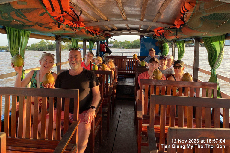 Mekong Delta with Boat and Coconut Workshop