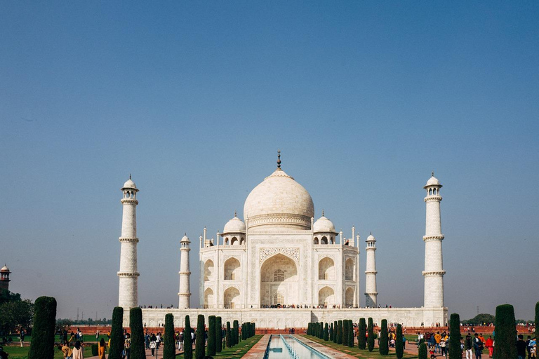 From Delhi: Sunrise Taj Mahal and Agra Fort Private Tour Tour with Car, Driver, and Tour Guide