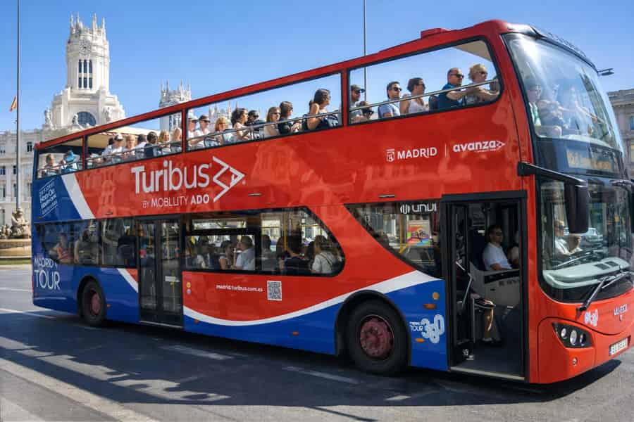 Madrid: Hop-On/Hop-Off-Sightseeing-Bustour. Foto: GetYourGuide Madrid: Hop-On/Hop-Off-Sightseeing-Bustour. Foto: GetYourGuide