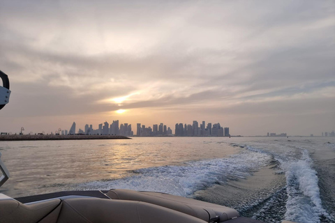 Doha: Jetboat Ride with Hotel Pickup and Snacks