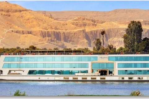 Von Luxor: 3-tägige Nilkreuzfahrt nach Assuan mit BallonfahrtLuxusschiff