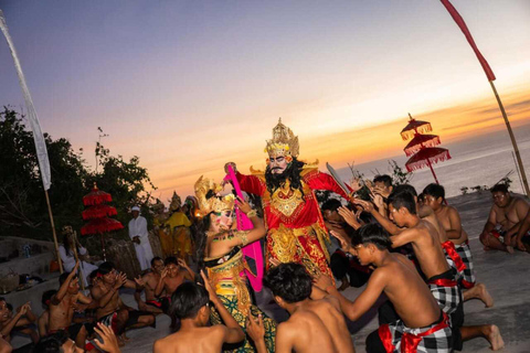 Bali: Kecak Fire Dance & Uluwatu Cliff Sunset Entry Ticket Sunset Kecak Dance Ticket Only