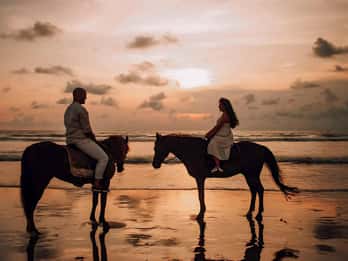 Bali: Reittour am Strand von Seminyak inkl. Transport