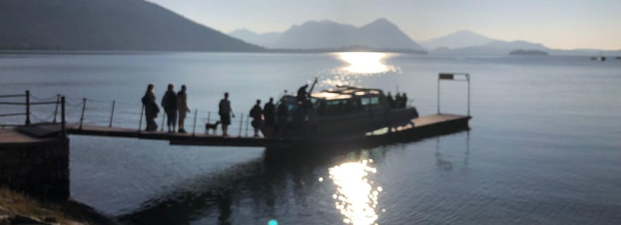 Lac Majeur : excursion en bateau à Luino depuis Feriolo