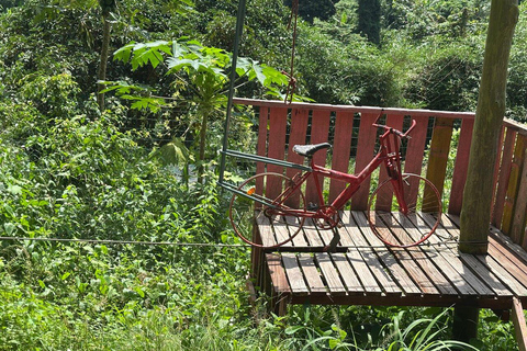 From Accra: Asenema Waterfalls and Zipline Adventure Tour