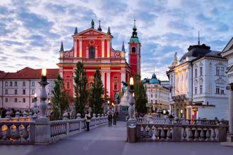 Ljubljana: Zelf rondleiding met audiogids