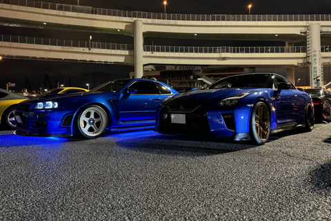 Daikoku PA and Tokyo Tour by 700HP R34 GT-R (Private Tour)