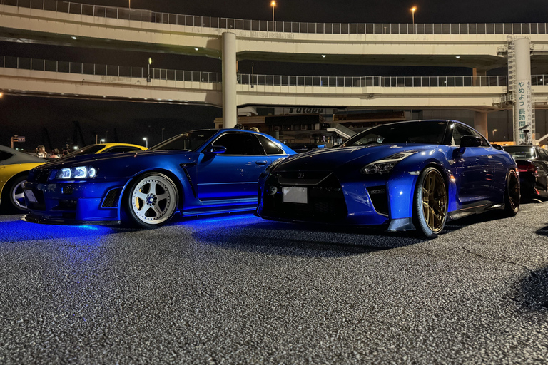 Daikoku PA and Tokyo Tour by 700HP R34 GT-R (Private Tour)