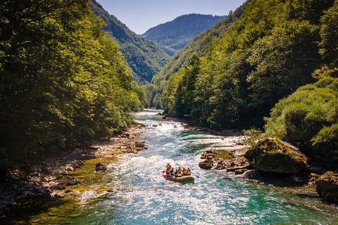 From Budva: Tara River Rafting Tour with Breakfast & Lunch