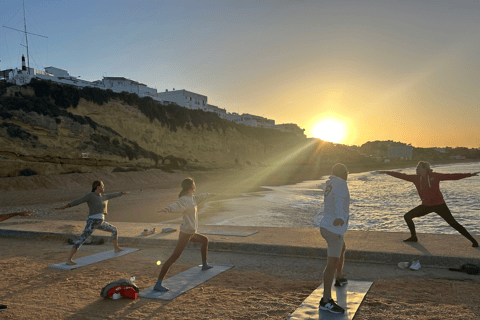 Albufeira: Sunrise Beach Yoga with an Instructor