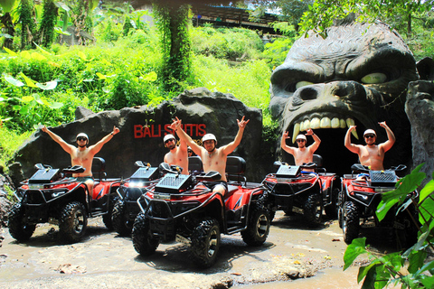 Ubud: 350CC ATV Adventure with Blangsinga Glass Bridge Tour 350CC Tandem ATV Ride + Blangsinga Glass Bridge Tour