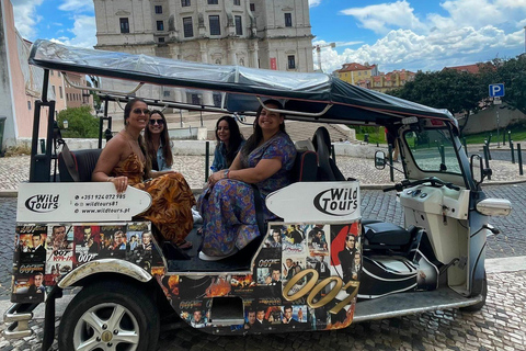Tour privati di Lisbona in tuk-tuk 100% elettricitour privati di Lisbona in tuk-tuk 100% elettrici