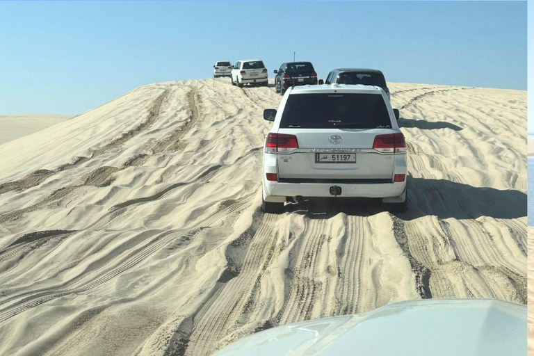 Doha:Inland sea Desert Safari Qatar, Dune Bashing ExperienceGemeinsame Tour mit Wüstensafari, Kamelritt und Binnenseebesuch