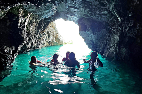 4-Hour Private Boat Tour — Blue Lagoon, Caves & Sveti Stefan