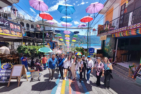 From Antigua: One Way Shared Minivan to Panajachel Atitlan