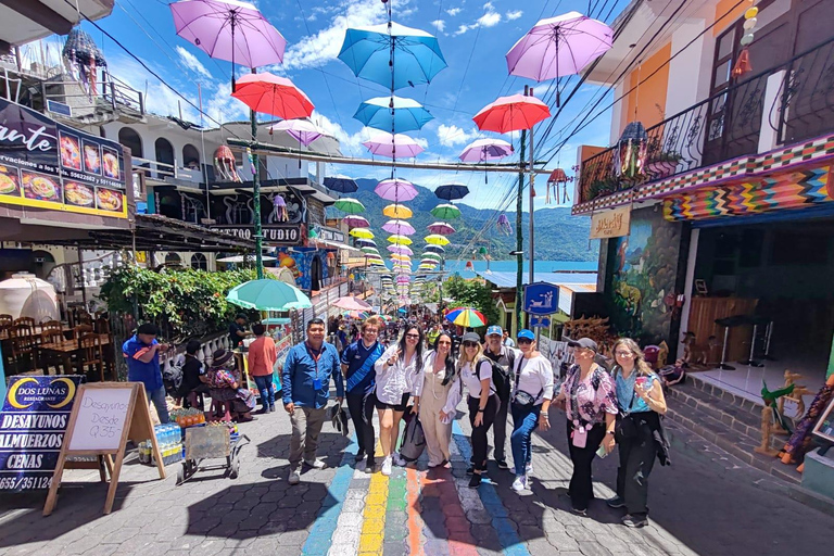 From Antigua: One Way Shared Minivan to Panajachel Atitlan