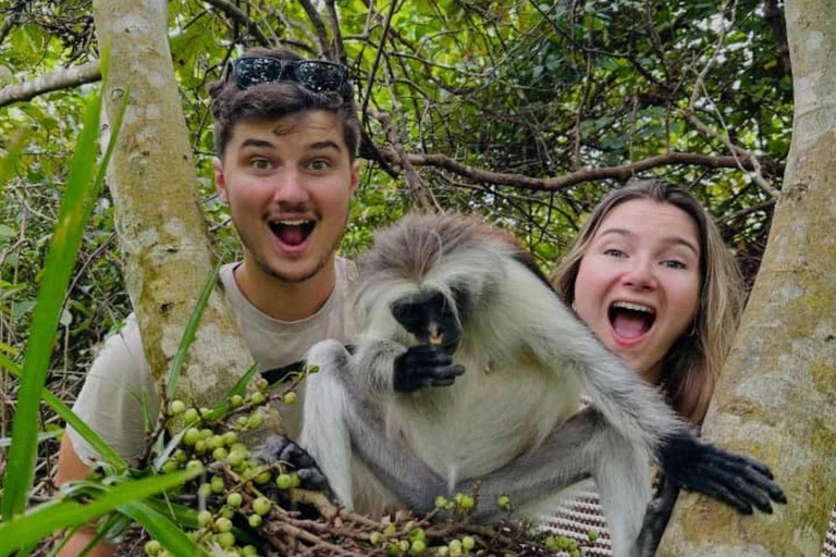 Zanzibar: Jozani Forest & Salaam Cave + Pickup & Entry fees