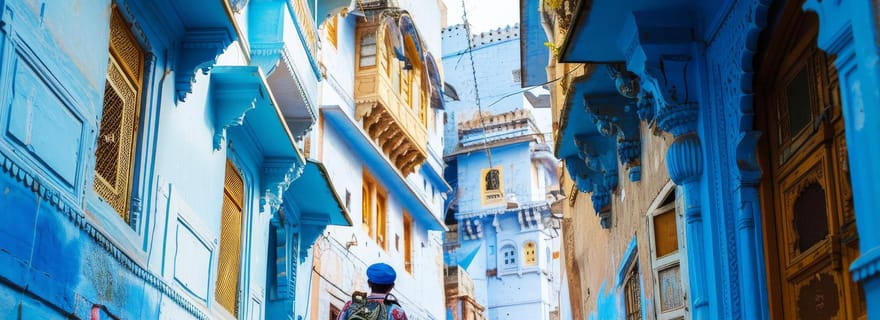 Jodhpur : Visite d'une jounée de la ville bleue avec promenade guidée du patrimoine