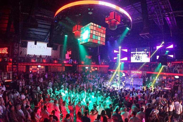 From Antalya: Kemer Disco Boat & Night Club Party Tour