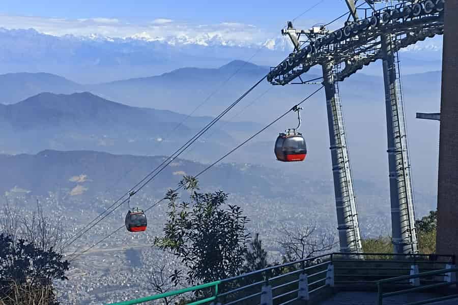 Kathmandu: Chandragiri-Seilbahnfahrt mit nepalesischem Mittagessen. Foto: GetYourGuide Kathmandu: Chandragiri-Seilbahnfahrt mit nepalesischem Mittagessen. Foto: GetYourGuide