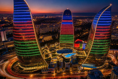 Baku: Evening City Tour with Lights & Panoramic Views