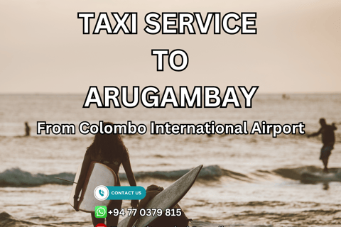 Taxi From Colombo International Airport (CMB) to ArugamBay