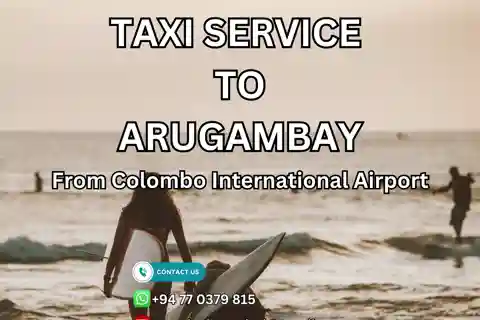 Taxi From Colombo International Airport (CMB) to ArugamBay