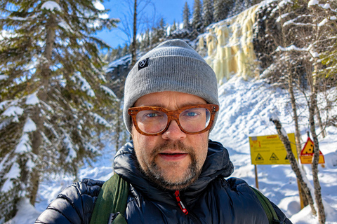 Rovaniemi: Korouoma Canyon & Frozen Waterfalls Tour ⭐ Korouoma Premium | 7h | Small Group | BBQ & Photos