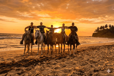Punta Cana: Sunset Horseback Ride on Uvero Alto Beach