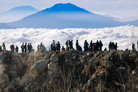 From Yogyakarta: Mount Sindoro Hiking Tour with Guide Mount Sindoro Hiking Camping 2D1N Tour with Guide
