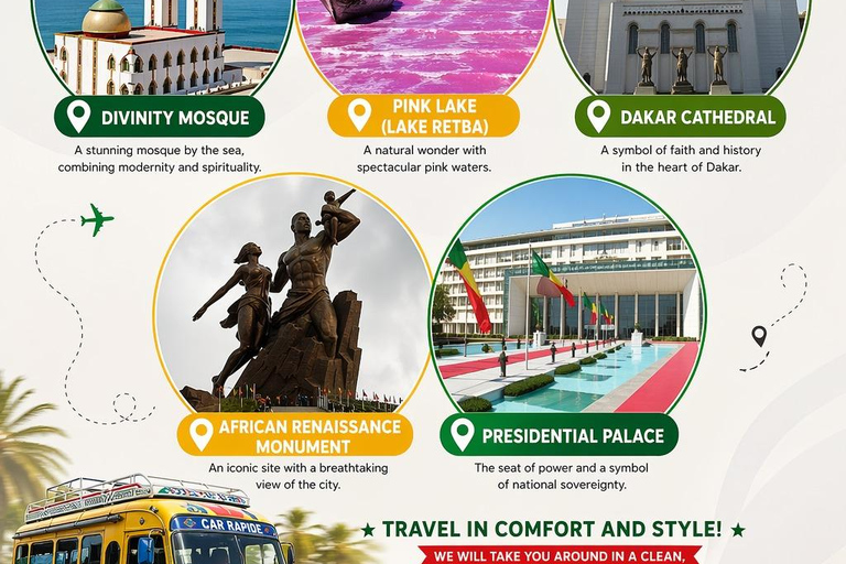 Dakar: Guided Day Trip for Cruise Passengers with Harbor Pick-Up