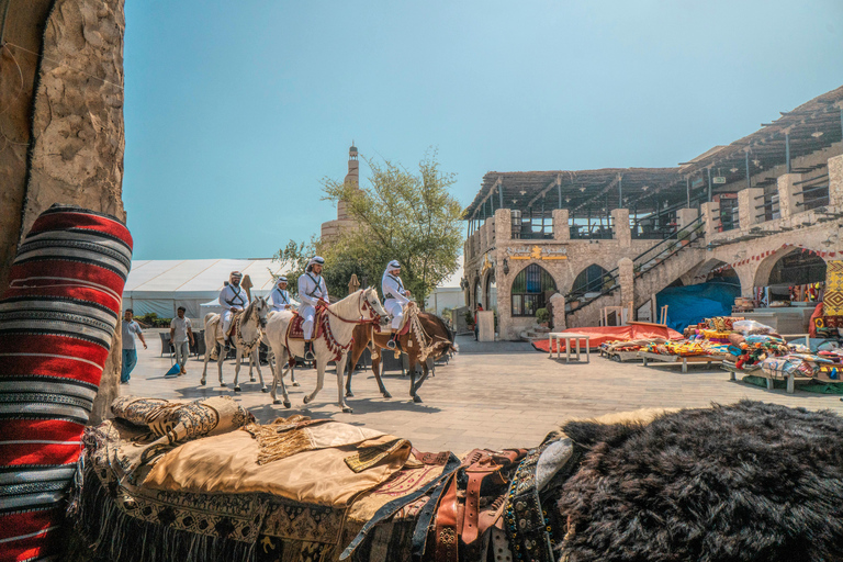 Doha: Private City Tour with Dhow Boat Cruise