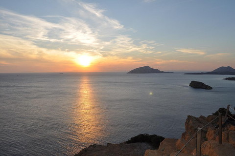 Cape Sounion Tour & Temple of Poseidon Sunset & Audio Tour Cape Sounion Mercedes Vito & Free Audio Tour (7 pers)