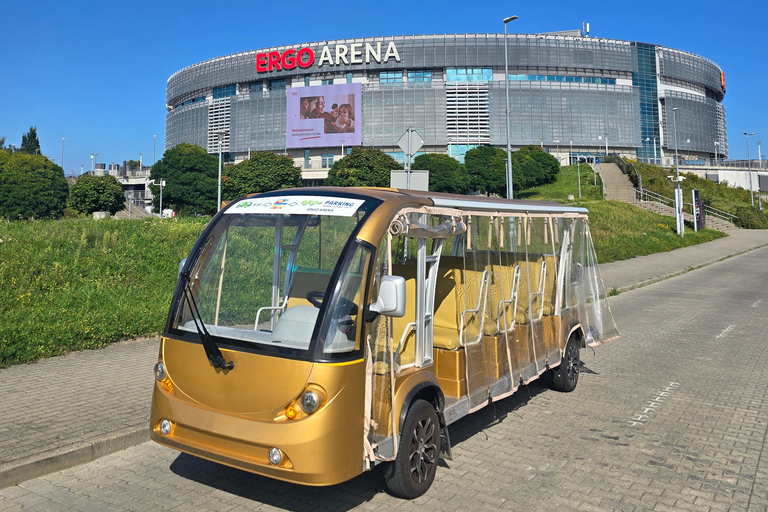 Gdansk:Gdansk Shipyard with Gradowa Hill by Golf cart