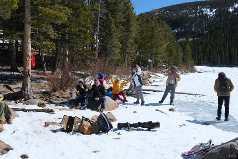 De Denver: Caminhada com raquetes de neve nas Montanhas RochosasCaminhada com raquetes de neve nas Montanhas Rochosas