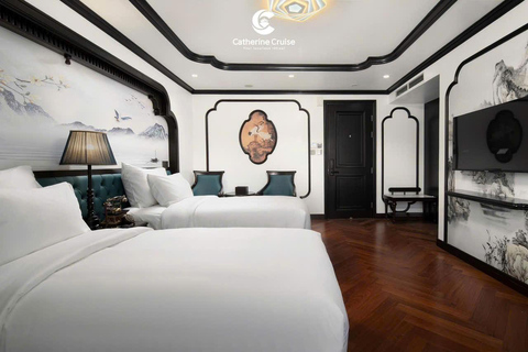 Ha Long Bay on A Luxury 6-star Cruise 2D1N and 3D2N HA LONG BAY 3D2N & SHARED TRANSFER (ROUND TRIP)