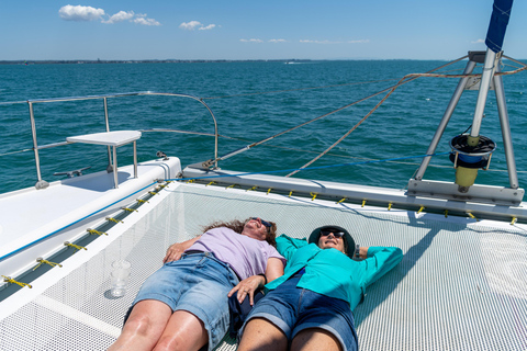 Brisbane: Excursão de meio dia à vela em Moreton Bay com Antipasto