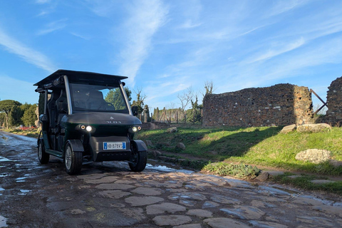 Rome: Appian Way, Catacombs and Aqueducts Golf Cart Tour