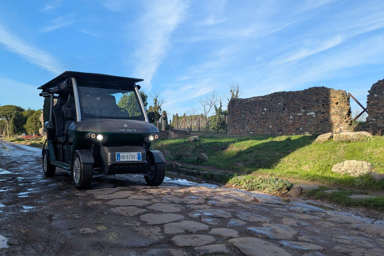 Rome: Appian Way, Catacombs and Aqueducts Golf Cart Tour