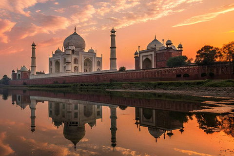 From Delhi: Taj Mahal & Agra Fort VIP Tour with 5* Dining From Delhi: Car + Guide Only