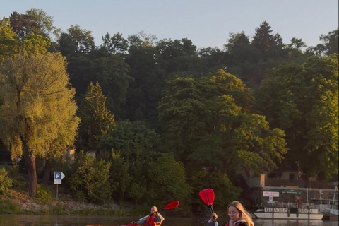 Prague: Charles Bridge & Hidden Canals Kayak Tour