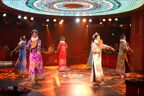 Shenyang: Manchu BanJin Feast with Live Performances Blue Seat（Regular）Meal+Costume+Makeup（ 2 days in advance）
