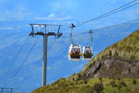 Quito: Krater Pululahua, środek świata i kolejka linowa ...