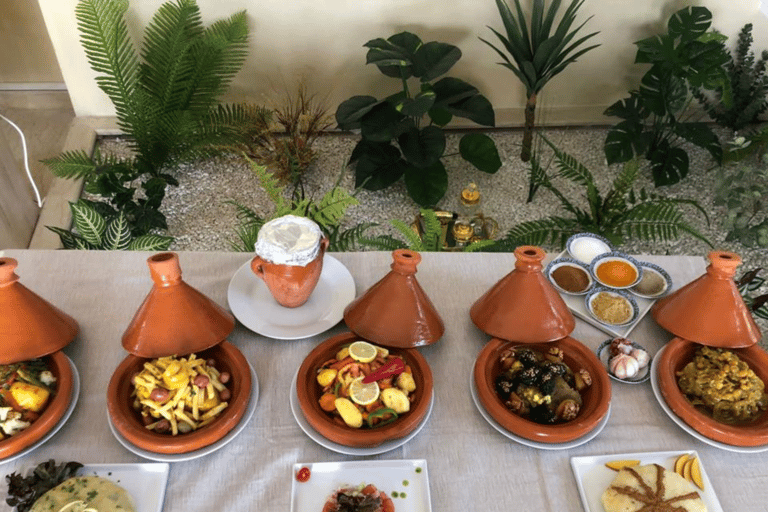 Clase de Cocina Marroquí Marrakech con trasladoClase de Cocina Marroquí Marrakech en Chouf l'Or con recogida