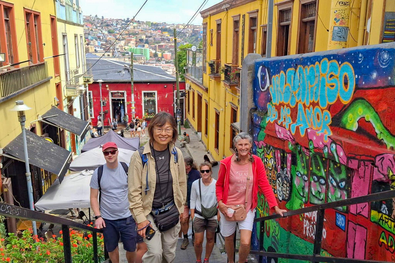 Santiago: Valparaíso Cruise Port Transfer & Vineyard Tour