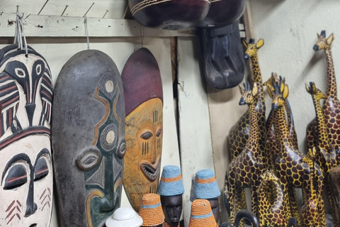 Maasai marknad Souvenir shopping