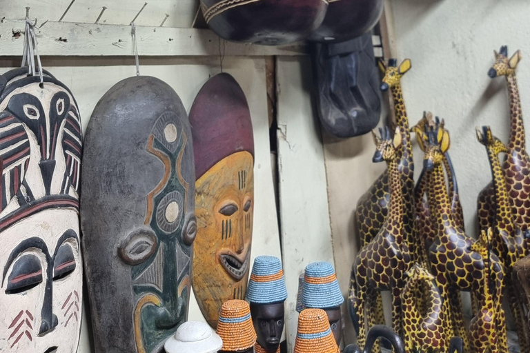 Maasai marknad Souvenir shopping