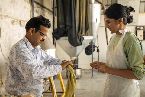 Jaipur: Natürliches Färben, Blockdruck, Tie &amp; Dye Workshop