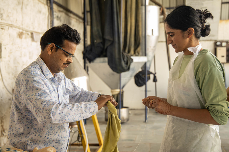 Jaipur: Natürliches Färben, Blockdruck, Tie &amp; Dye Workshop