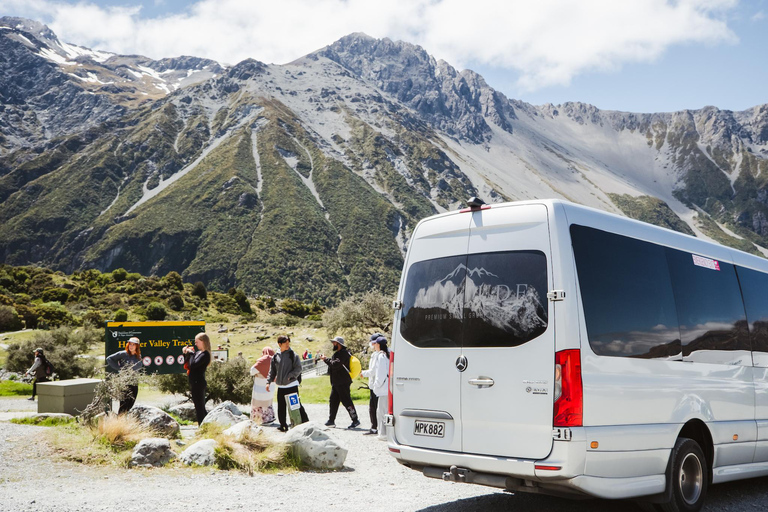 Queenstown: Excursão guiada de um dia ao Mount Cook PremiumQueenstown: Excursão guiada premium de Mount Cook